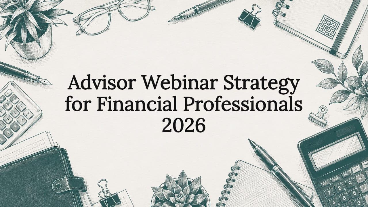 Advisor Webinar Strategy for Financial Professionals 2026