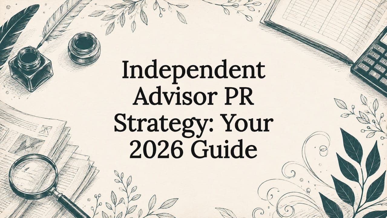 Independent Advisor PR Strategy: Your 2026 Guide