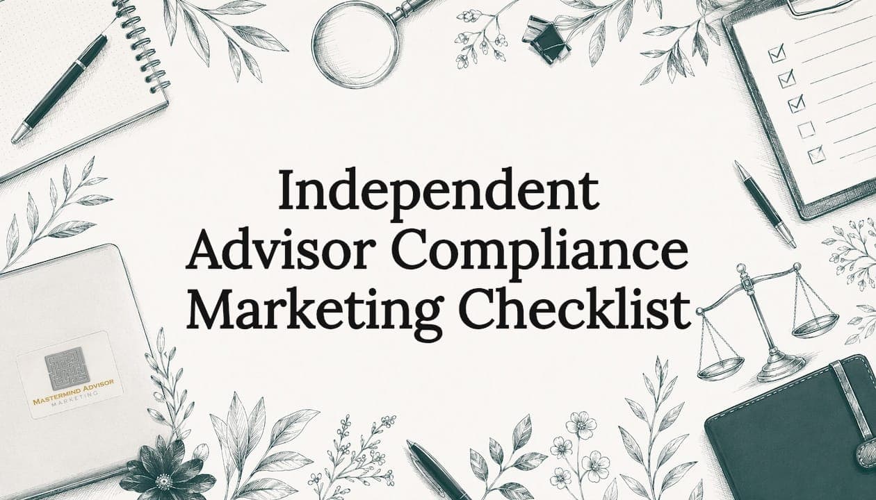 Independent Advisor Compliance Marketing Checklist