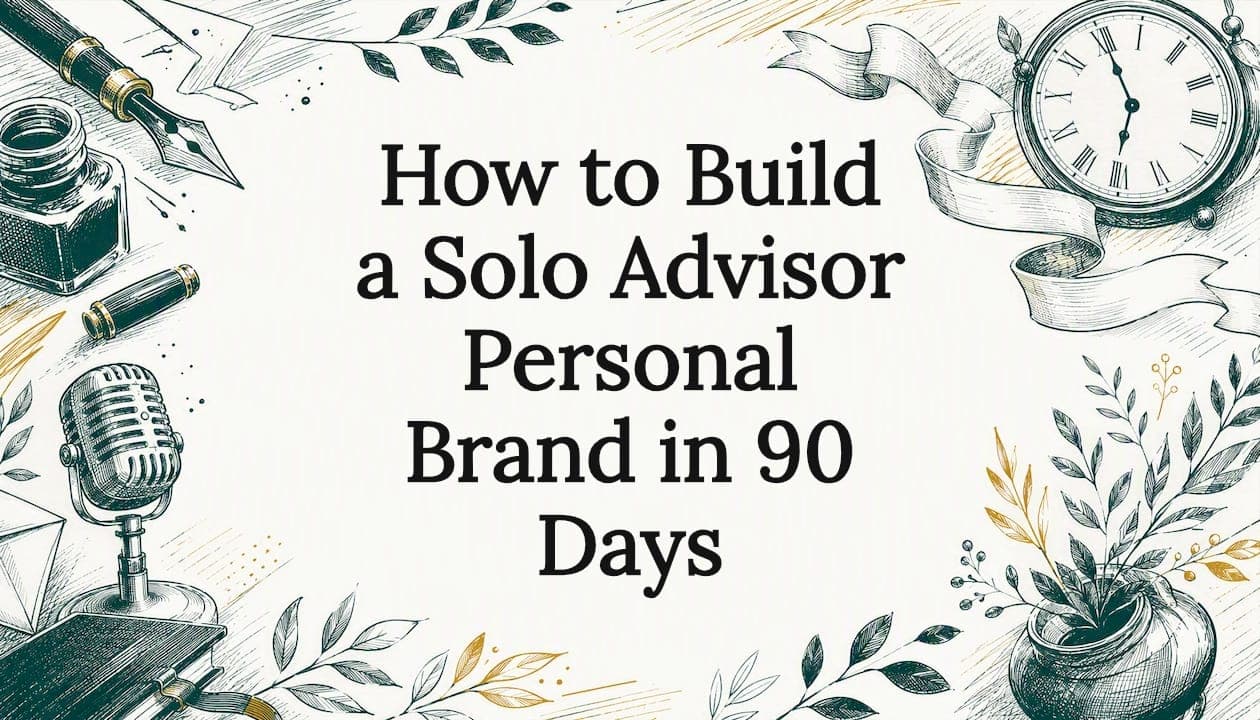 How to Build a Solo Advisor Personal Brand in 90 Days