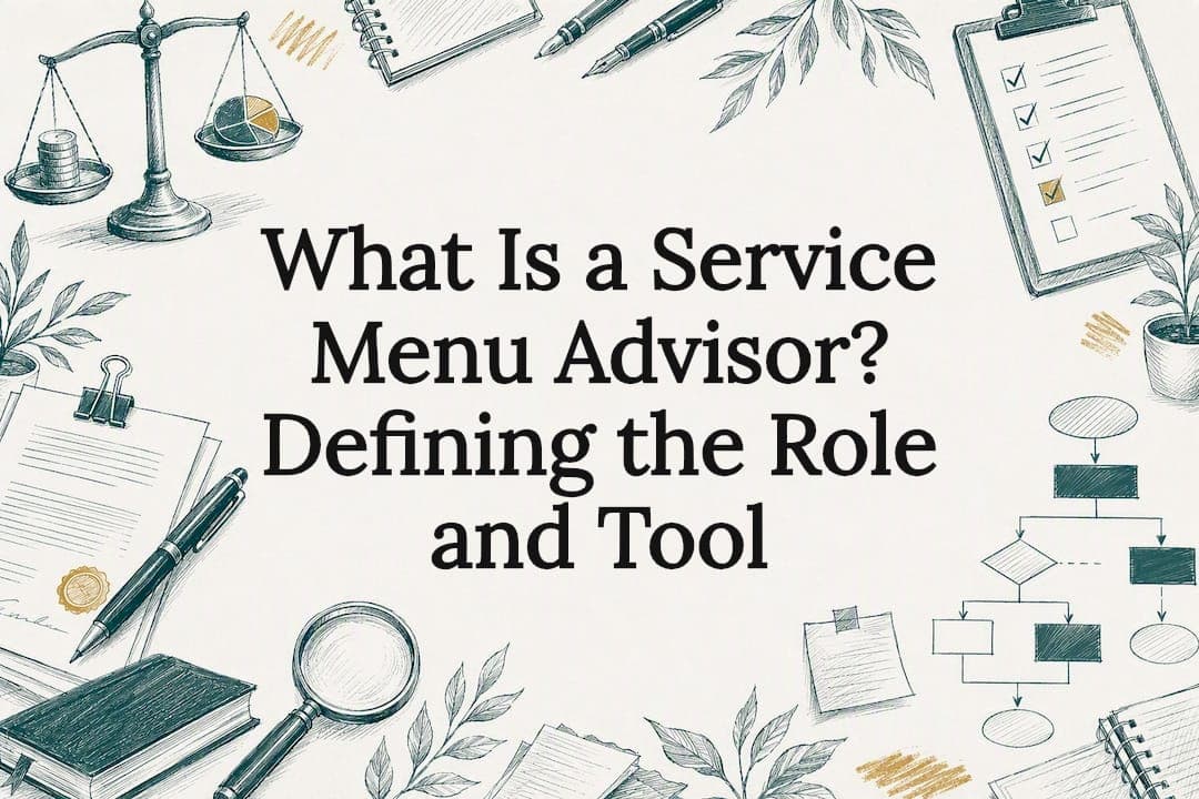 What Is a Service Menu Advisor? Defining the Role and Tool