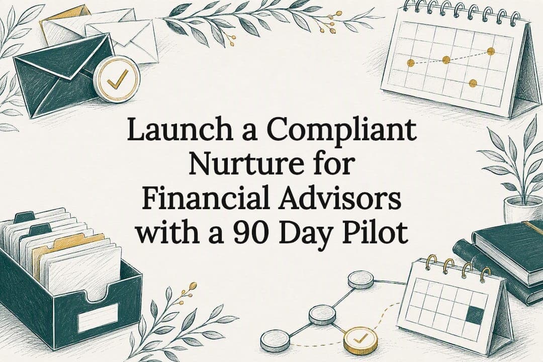 Launch a Compliant Nurture for Financial Advisors with a 90 Day Pilot