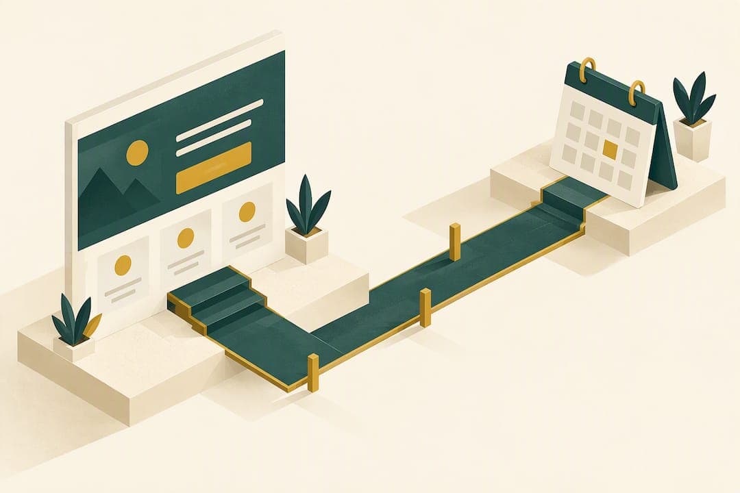 Cut No Shows 25–40%: Make Your Scheduler a Landing Page for Advisors